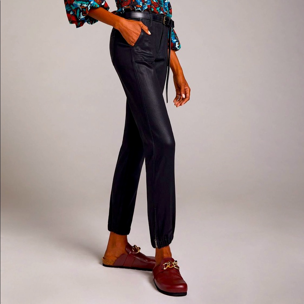 Mayslie Coated Joggers by Paige